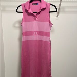 J.Lindeberg Women's Pink Polo Dress